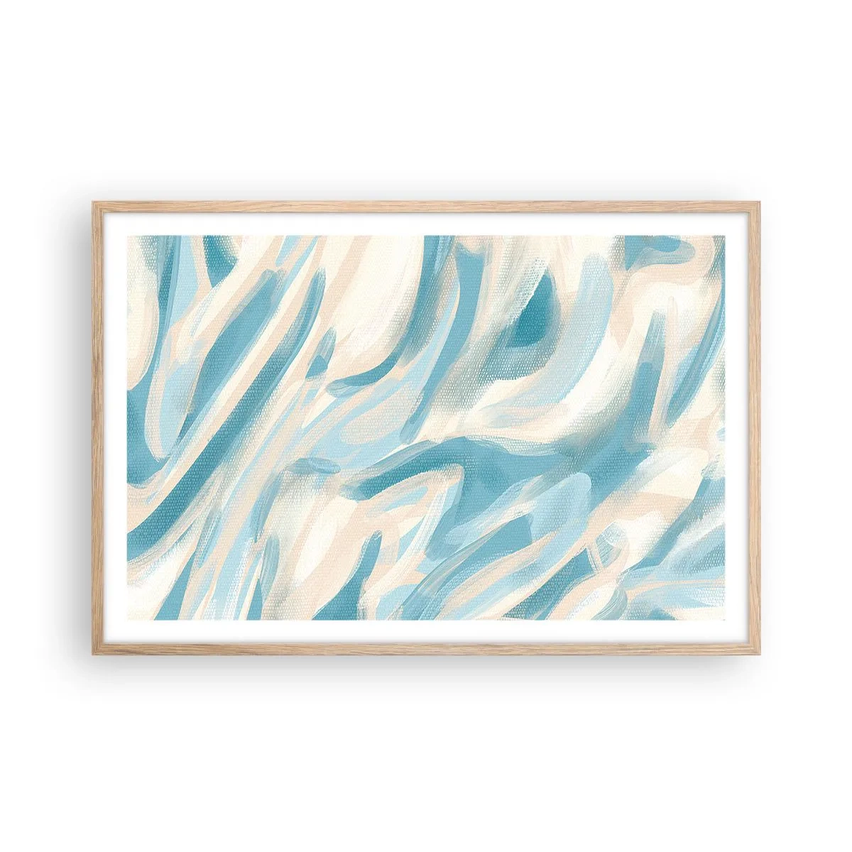 Plakat w ramie jasny dąb - Wiosenne powiewy - 91x61 cm