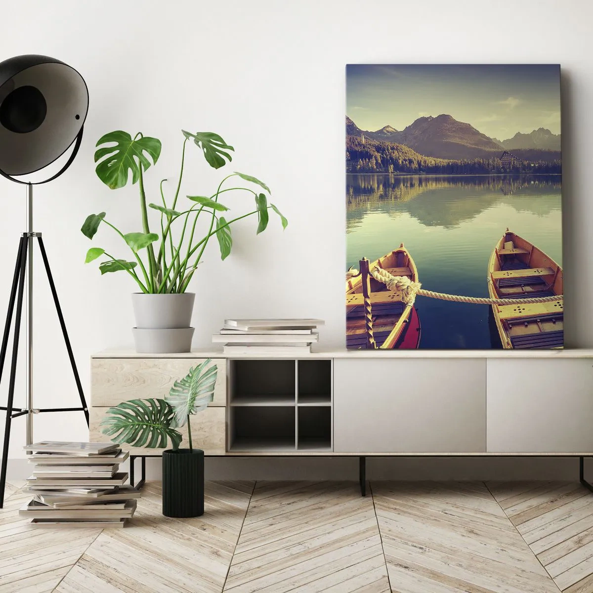 Obraz na płótnie - Żyć według jej praw - 45x80 cm