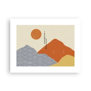 Plakat - W japońskim duchu - 40x30 cm