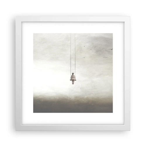 Plakat w białej ramie - Dziecko w nas - 30x30 cm