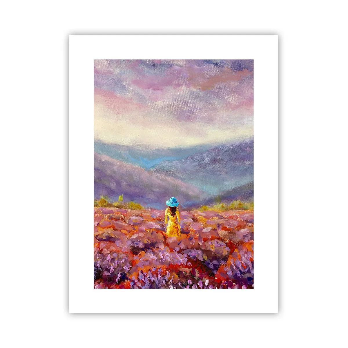 Plakat - W lawendowym świecie - 30x40 cm
