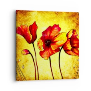 Obraz na płótnie - W secesyjnej dekoracji - 30x30 cm