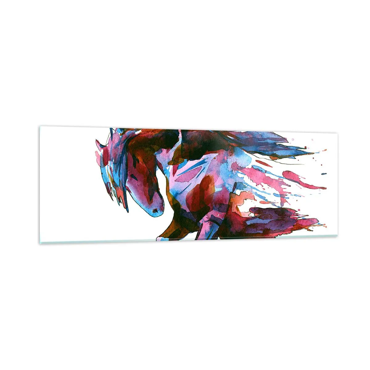 Obraz na szkle - W uniesieniu - 90x30 cm