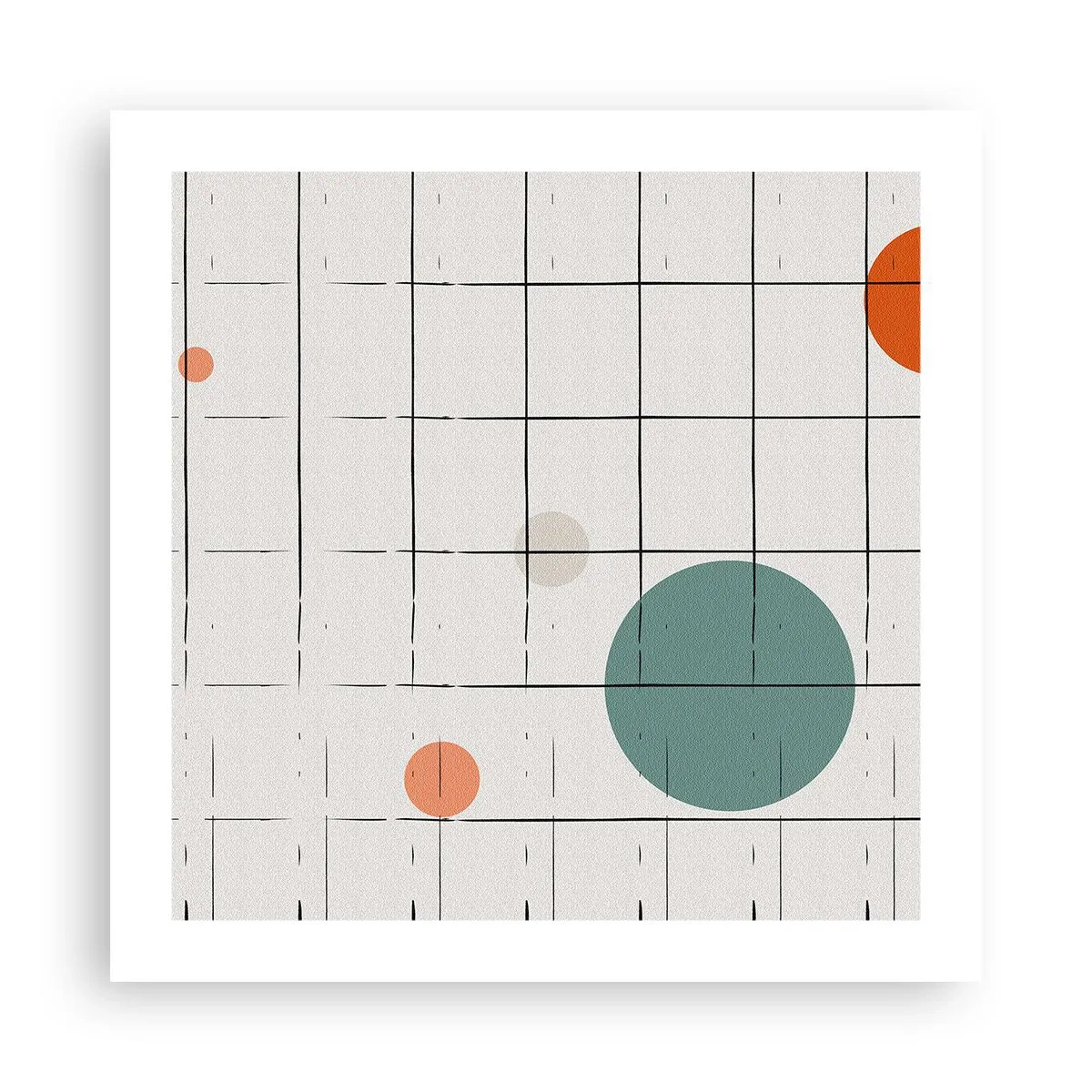 Plakat - Uwięzione. My czy one? - 50x50 cm