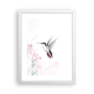 Plakat w białej ramie - Zatrzymany w trzepocie - 30x40 cm