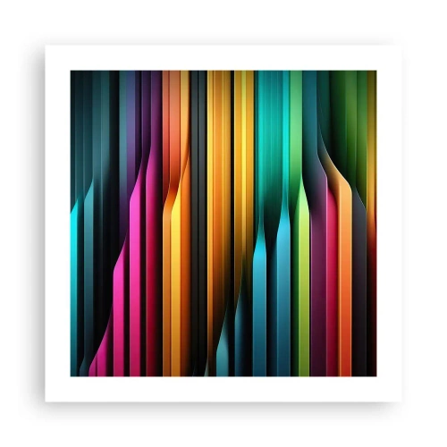 Plakat - Świetlne organy - 50x50 cm