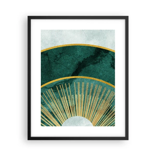 Plakat w czarnej ramie - Inny układ słoneczny - 40x50 cm