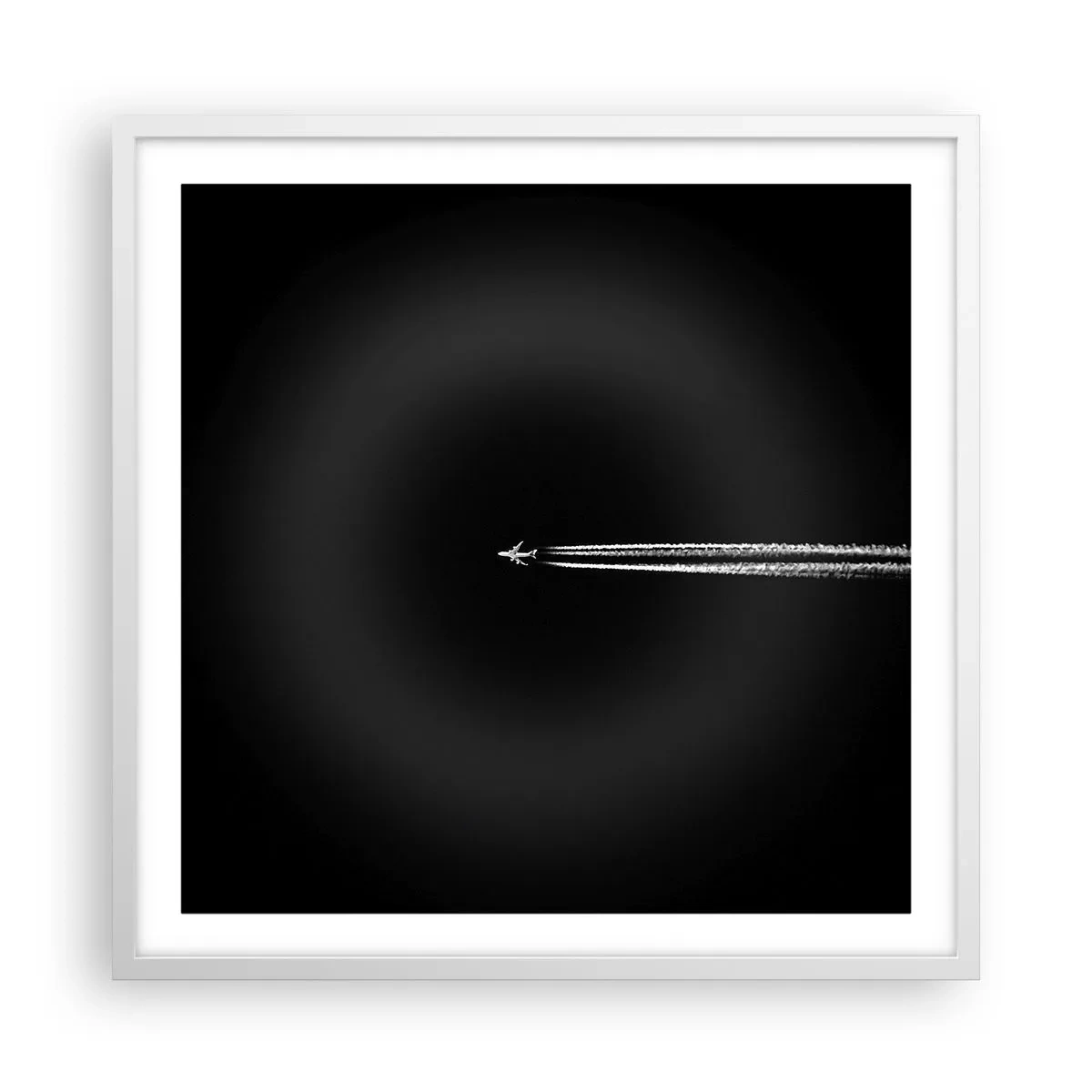 Plakat w białej ramie - W inny wymiar - 60x60 cm