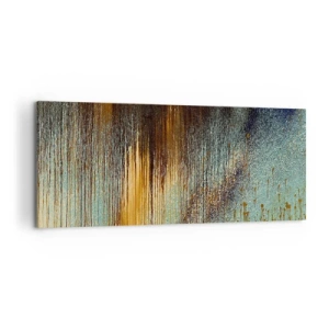 Obraz na płótnie - Nieprzypadkowa barwna kompozycja - 100x40 cm