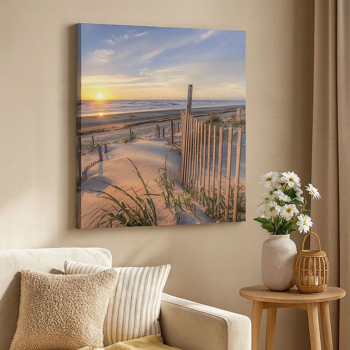 Obraz na płótnie - Blask i cień wiatru - 30x30 cm