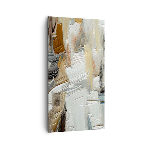 Obraz na płótnie - Barwne nawarstwienia - 55x100 cm