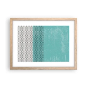 Plakat w ramie jasny dąb - Kompozycja zrównoważona - 40x30 cm