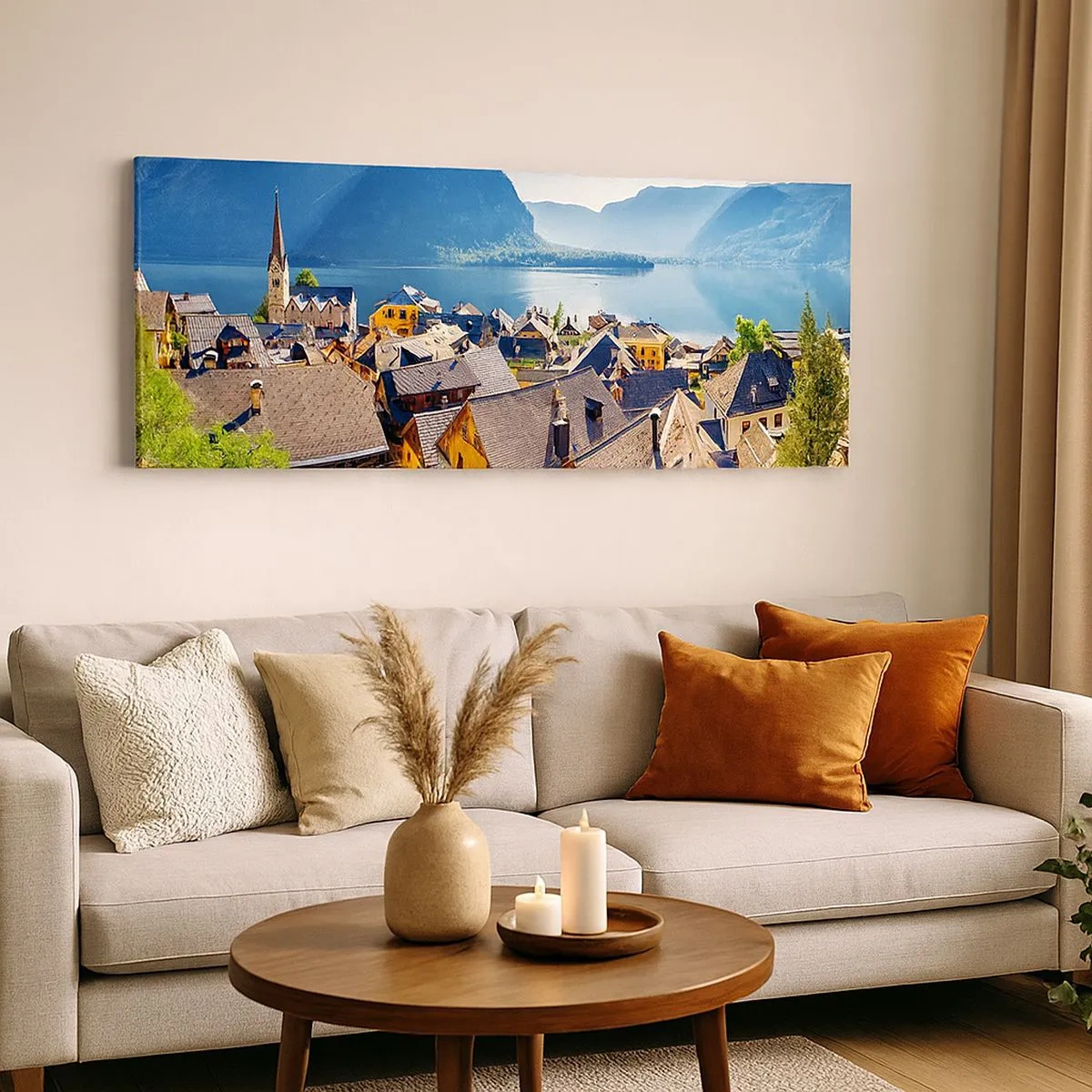 Obraz na płótnie - Bardziej malowniczo się nie da - 100x40 cm