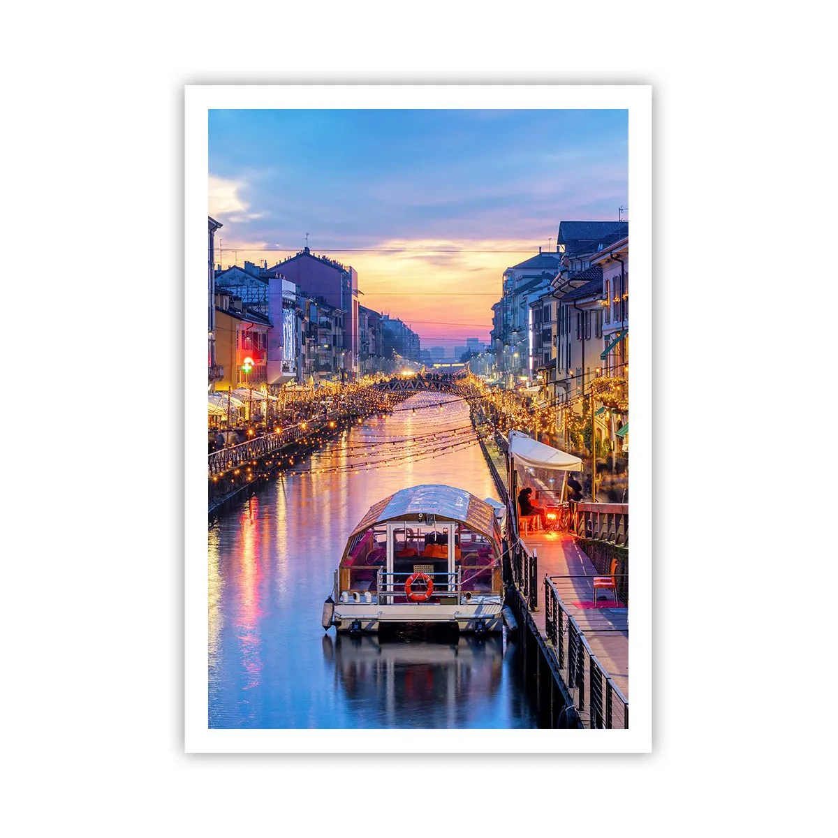 Plakat - Wieczór światła i zabawy - 70x100 cm