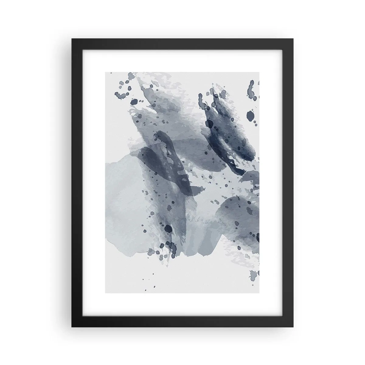 Plakat w czarnej ramie - Studium natury wody - 30x40 cm