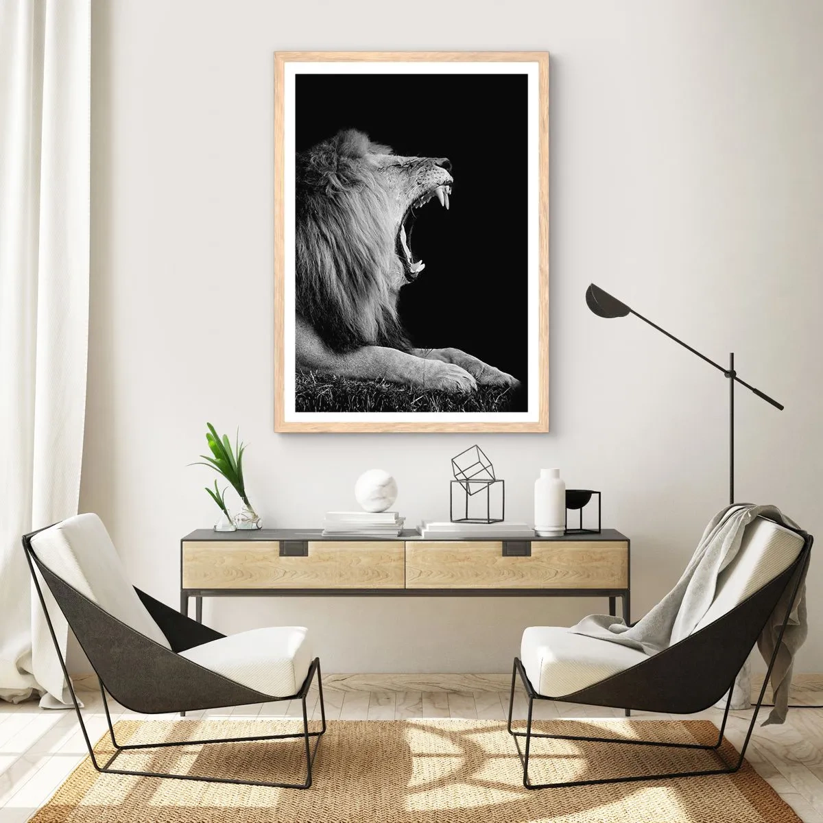 Plakat w ramie jasny dąb - Bez żadnych wątpliwości - 50x70 cm