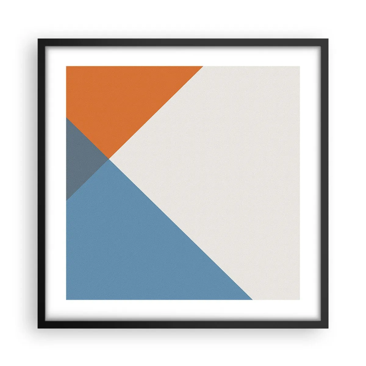 Plakat w czarnej ramie - Pod kątem… - 50x50 cm