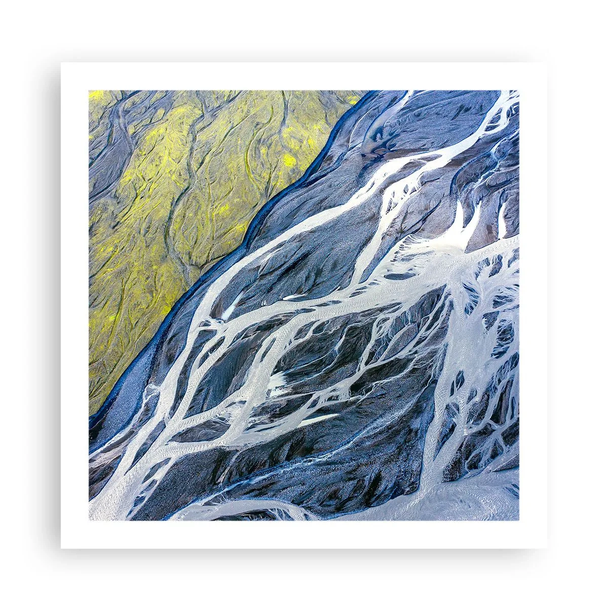 Plakat - Naskalne malowidła natury - 60x60 cm