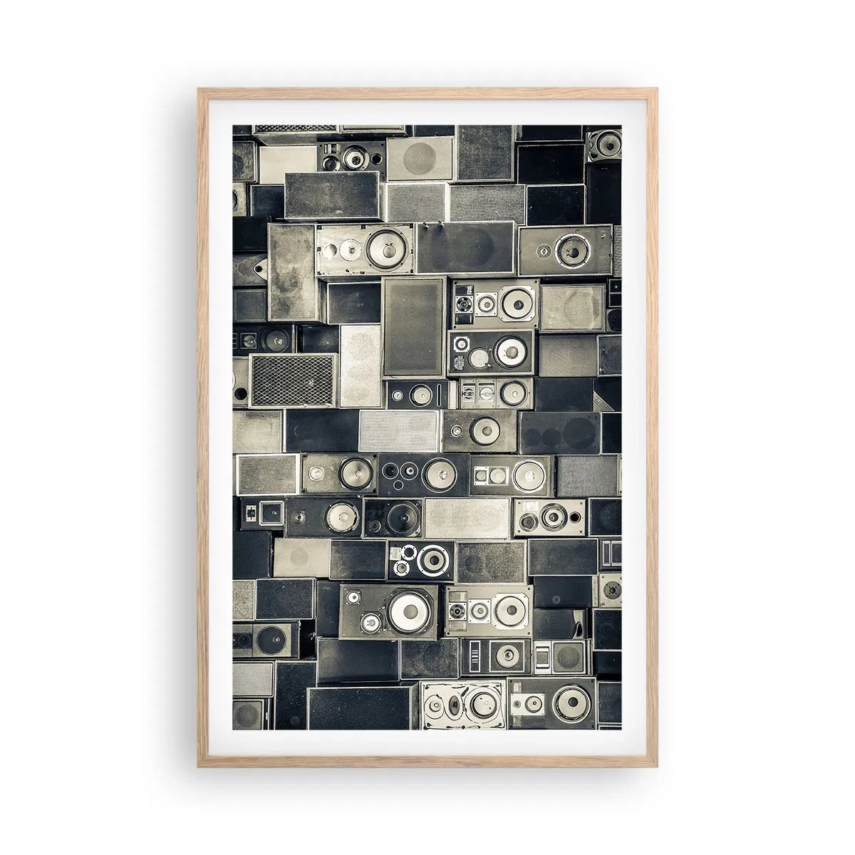 Plakat w ramie jasny dąb - I wszystko gra - 61x91 cm