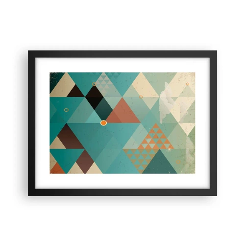 Plakat w czarnej ramie - Jedność wielości, wielość jedności - 40x30 cm