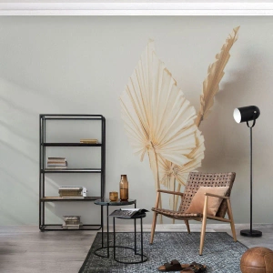 Fototapeta na wymiar Premium Canvas - Gdy potrzebne ukojenie - Jasny, Minimalizm, Liść