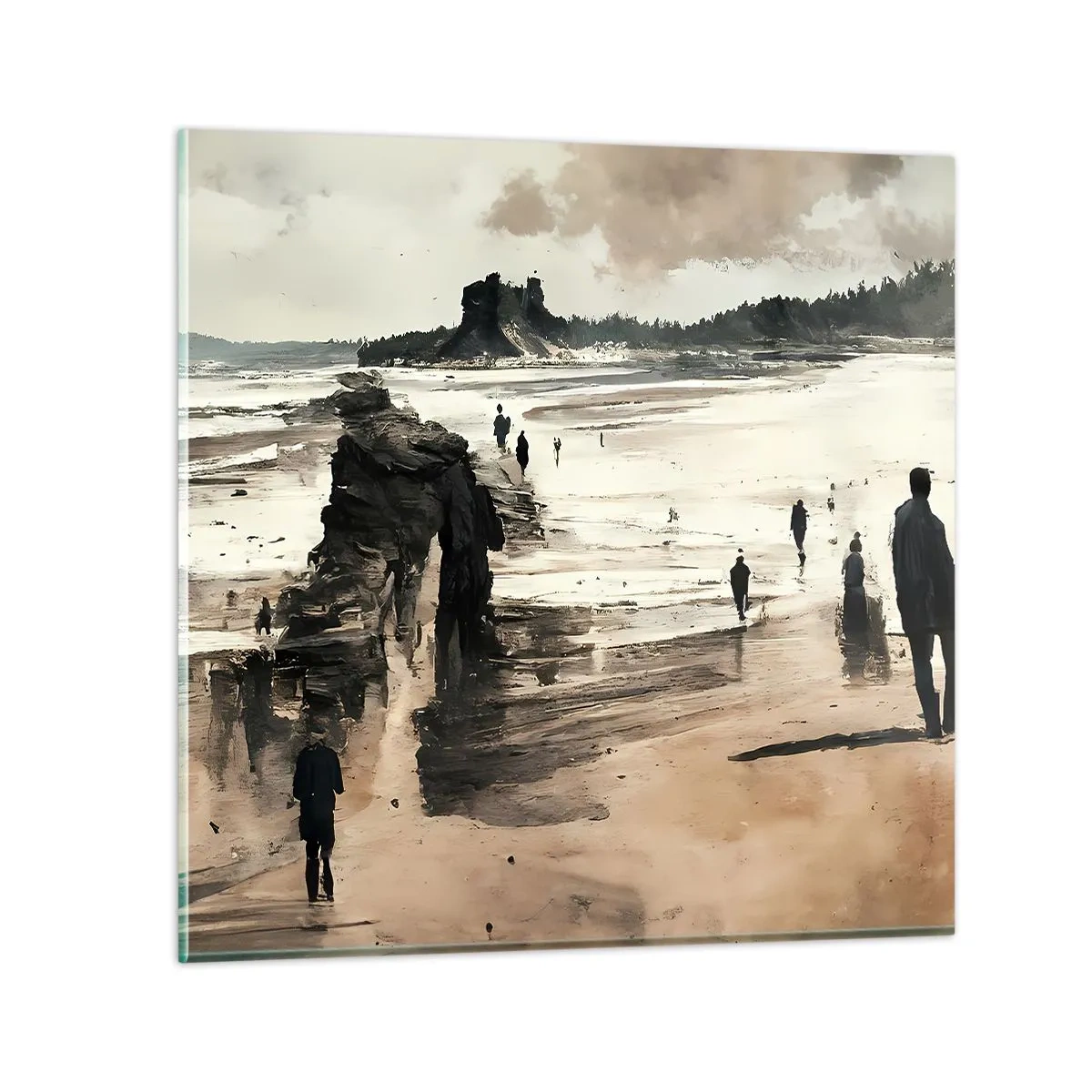 Obraz na szkle - Przywołani - 70x70 cm