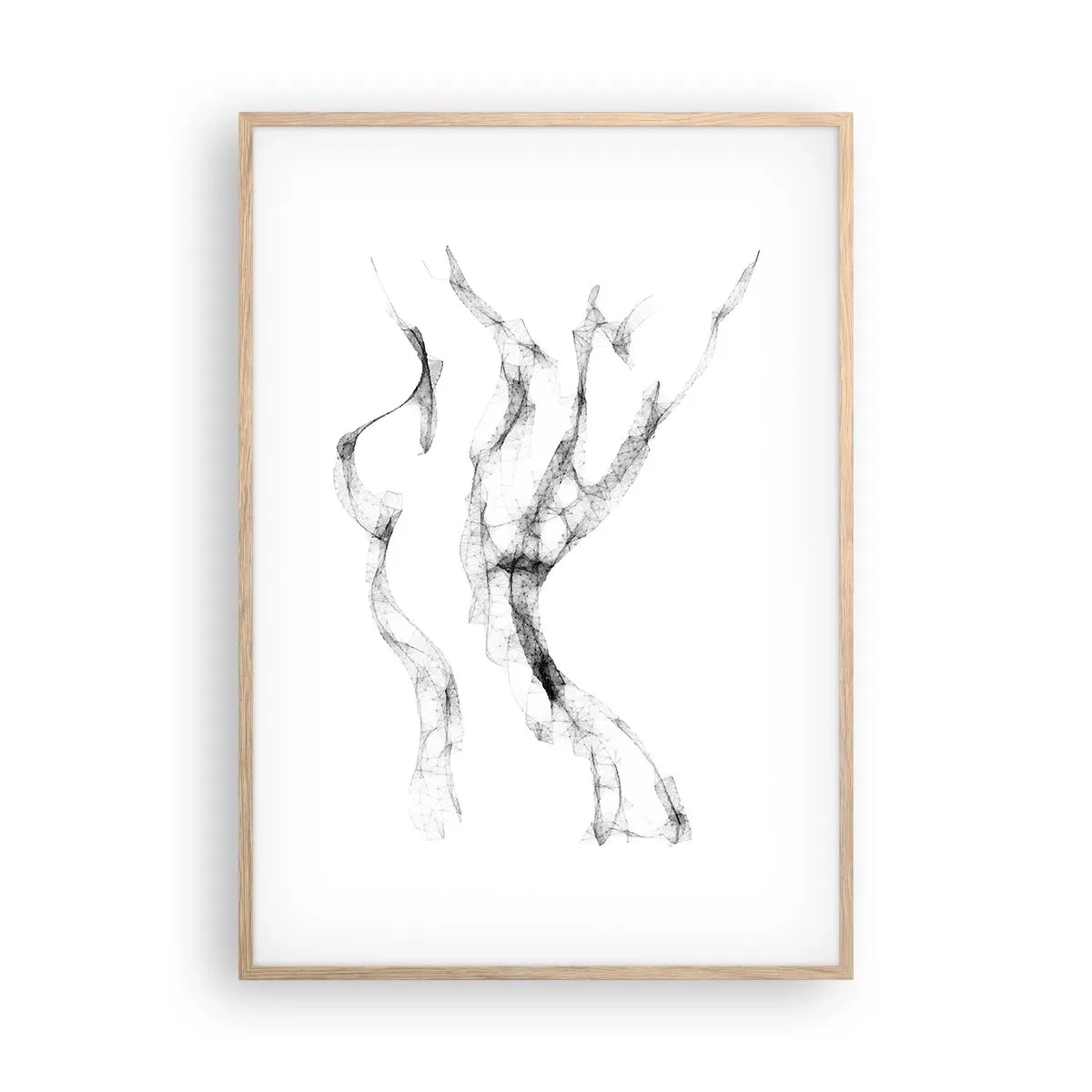 Plakat w ramie jasny dąb - Piękna i silna - 70x100 cm