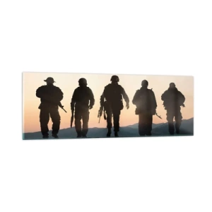 Obraz na szkle - Witaj w naszym świecie - 90x30 cm