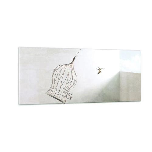 Obraz na szkle - W swoim żywiole - 100x40 cm