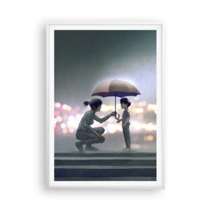 Plakat w białej ramie - I już jest wszystko dobrze - 70x100 cm