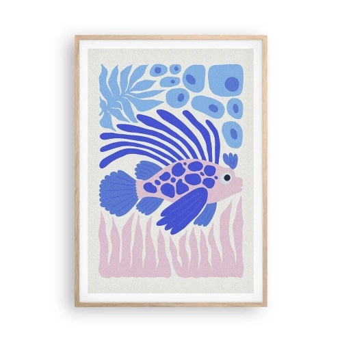 Plakat w ramie jasny dąb - W swoim żywiole - 70x100 cm