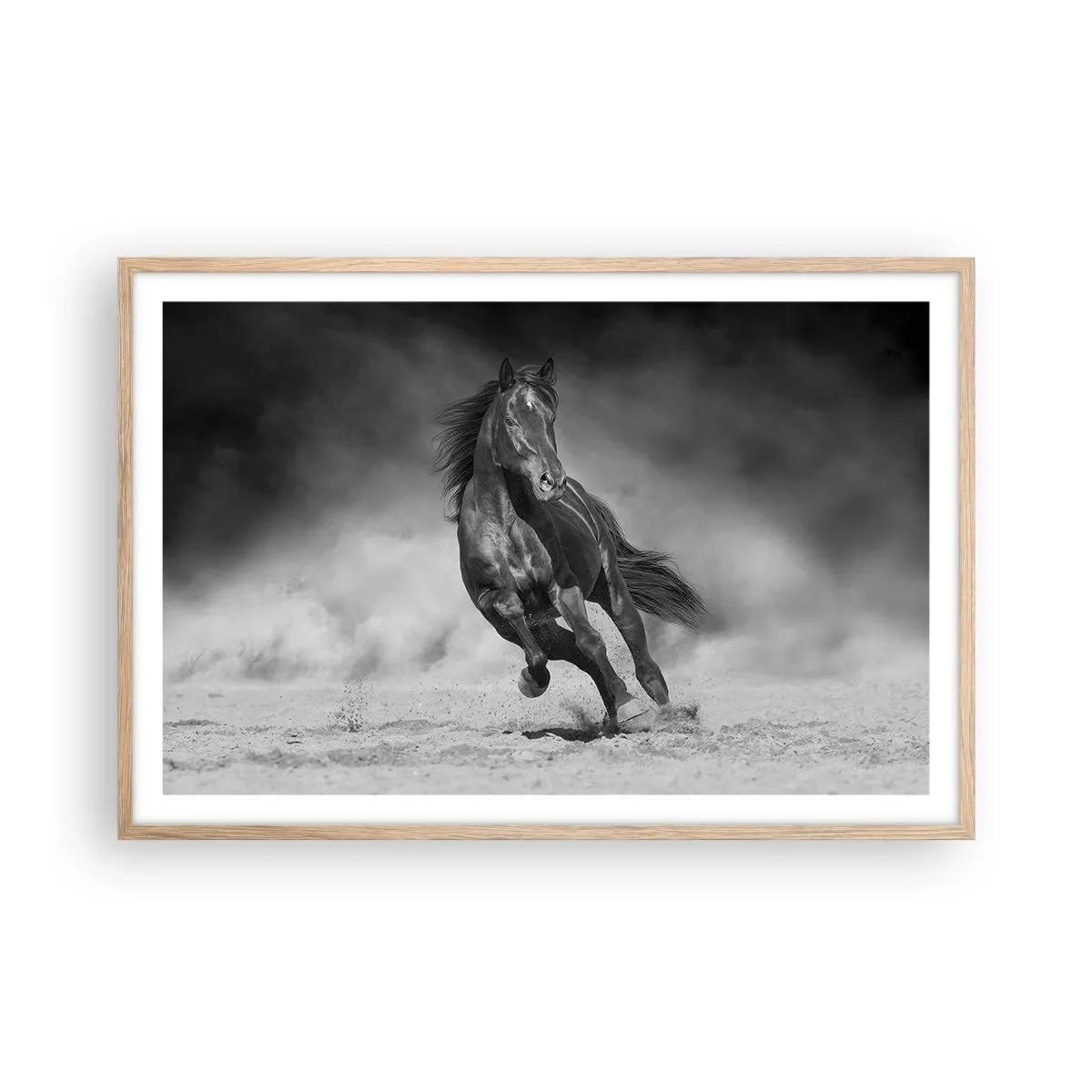 Plakat w ramie jasny dąb - Godny samego emira - 91x61 cm