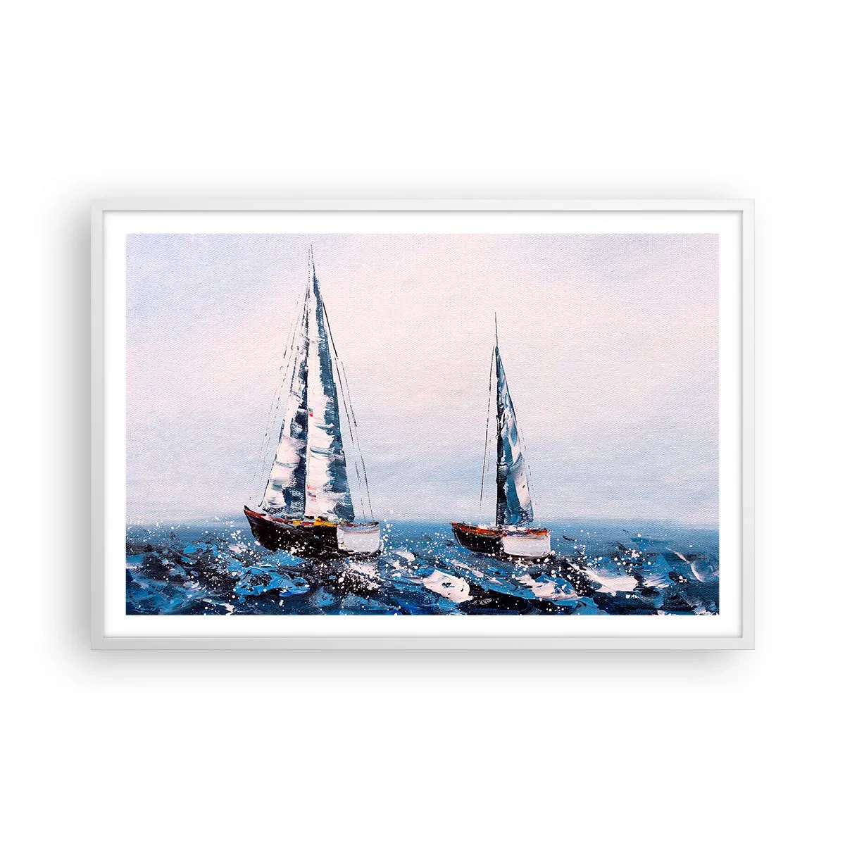 Plakat w białej ramie - Braterstwo wiatru - 91x61 cm