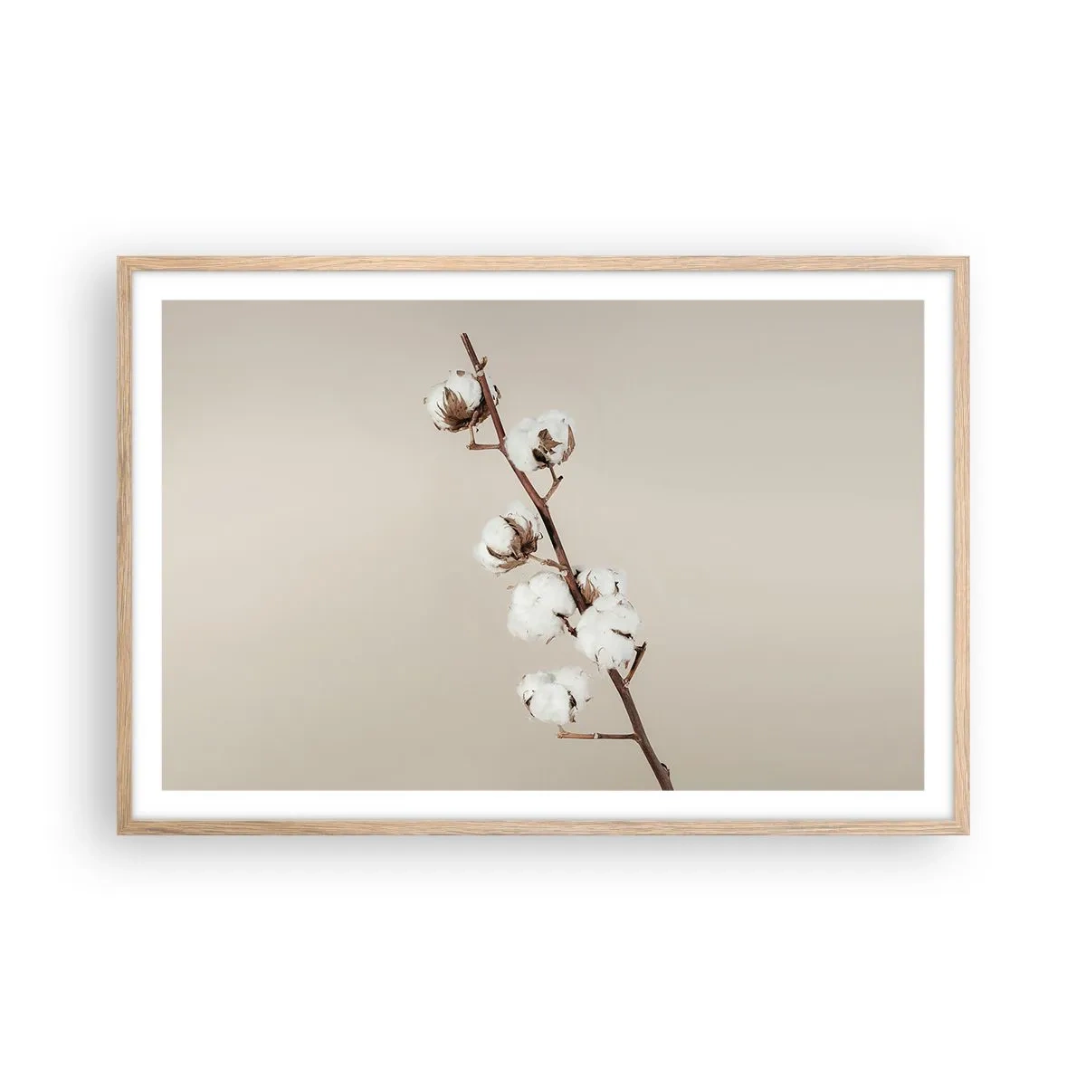 Plakat w ramie jasny dąb - U źródła miękkości - 91x61 cm