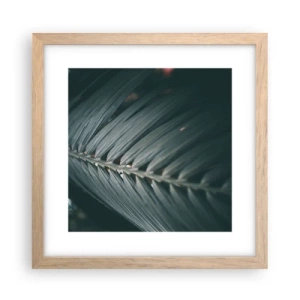 Plakat w ramie jasny dąb - Precyzja natury - 30x30 cm