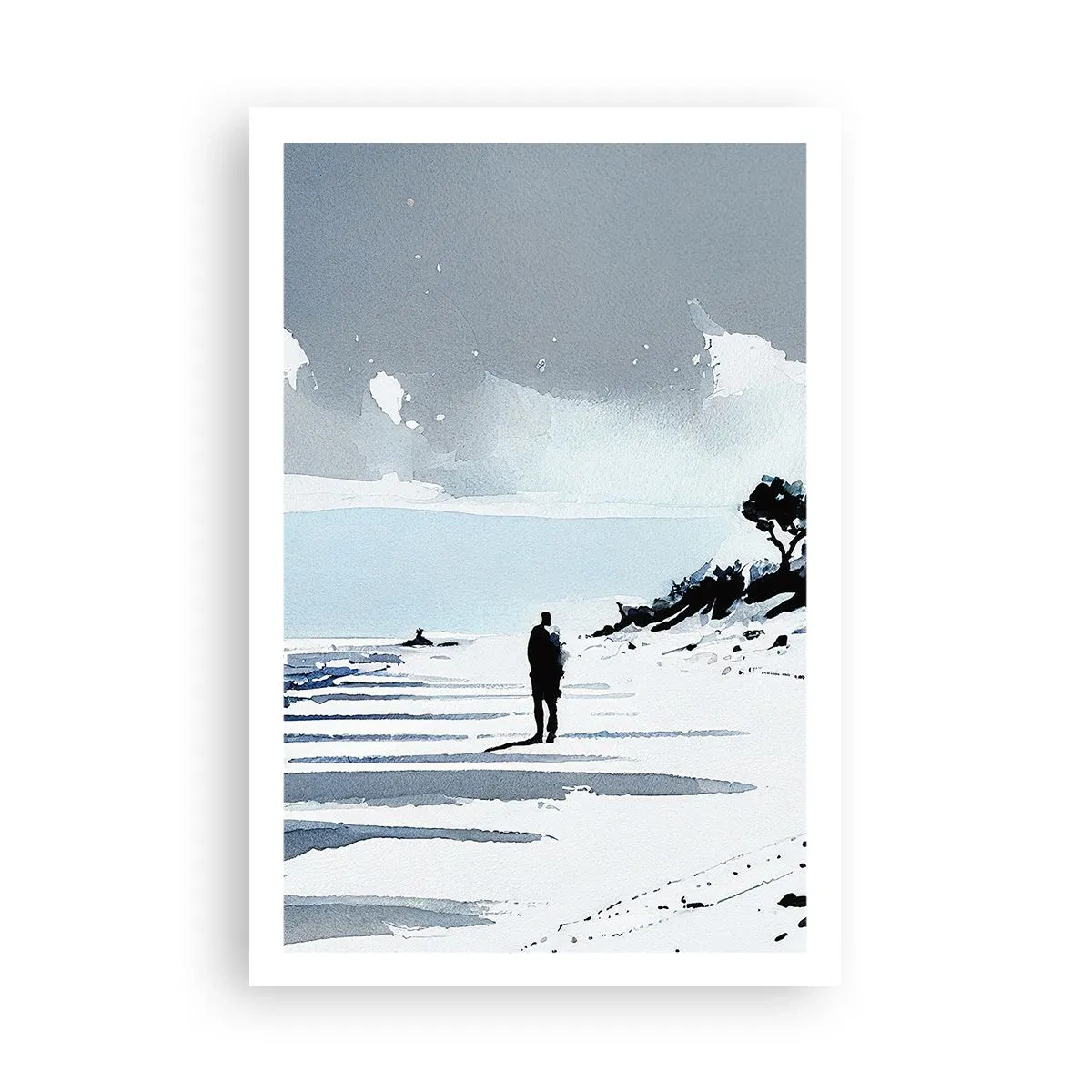 Plakat - Sam na sam - 61x91 cm