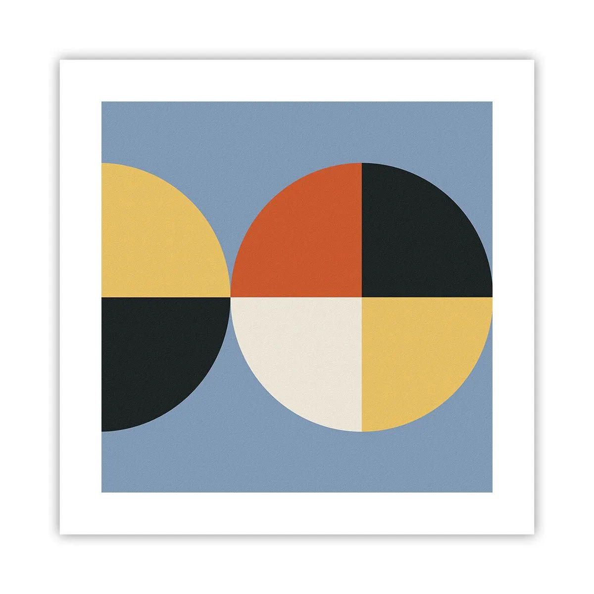 Plakat - Patrz i licz - 40x40 cm