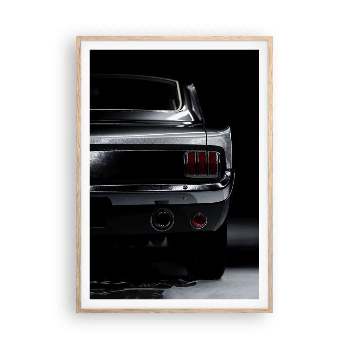 Plakat w ramie jasny dąb - Czar klasyki - 70x100 cm