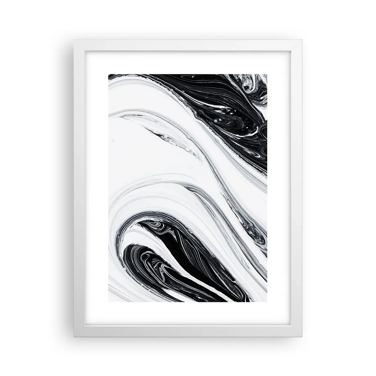 Plakat w białej ramie - Połączenie przeciwieństw - 30x40 cm
