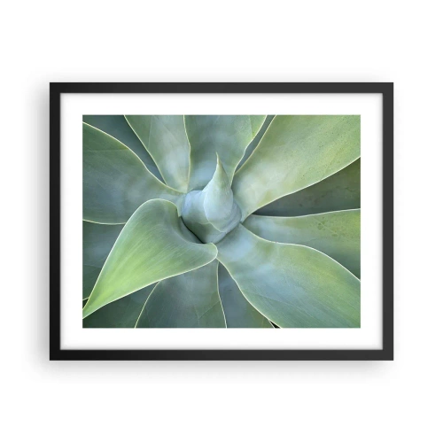 Plakat w czarnej ramie - Narodziny zieleni - 50x40 cm