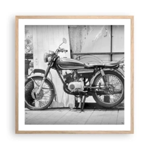 Plakat w ramie jasny dąb - Klasyka ponad wszystko - 60x60 cm