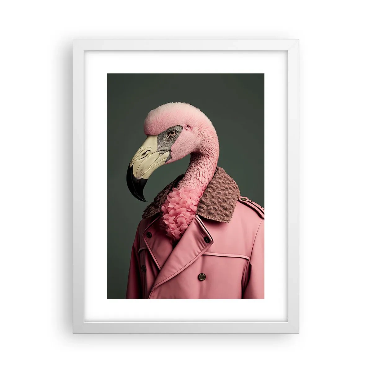 Plakat w białej ramie - Prawdziwy elegant - 30x40 cm