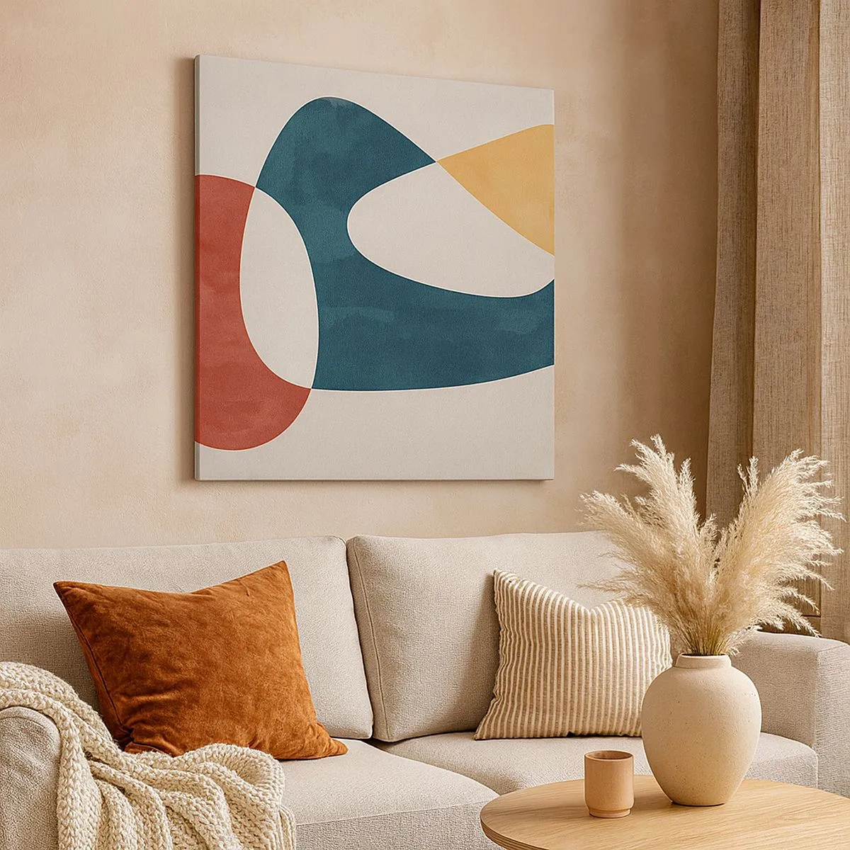 Obraz na płótnie - Wpływy i metamorfozy - 30x30 cm