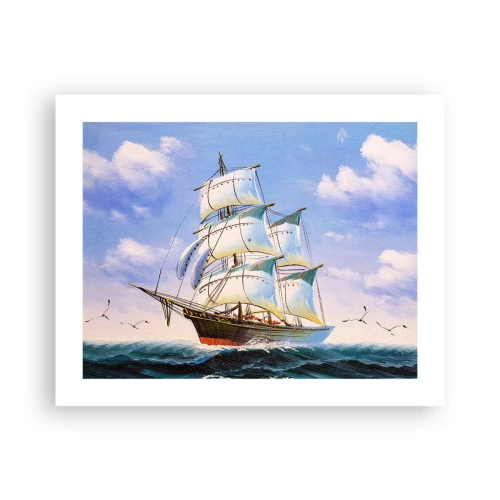 Plakat - Dumnie z wiatrem - 50x40 cm