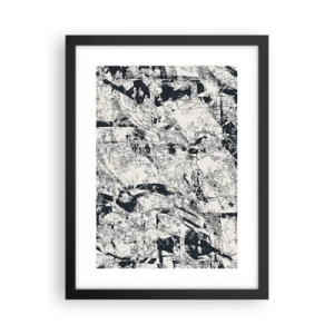 Plakat w czarnej ramie - Przenikanie przeciwieństw - 30x40 cm