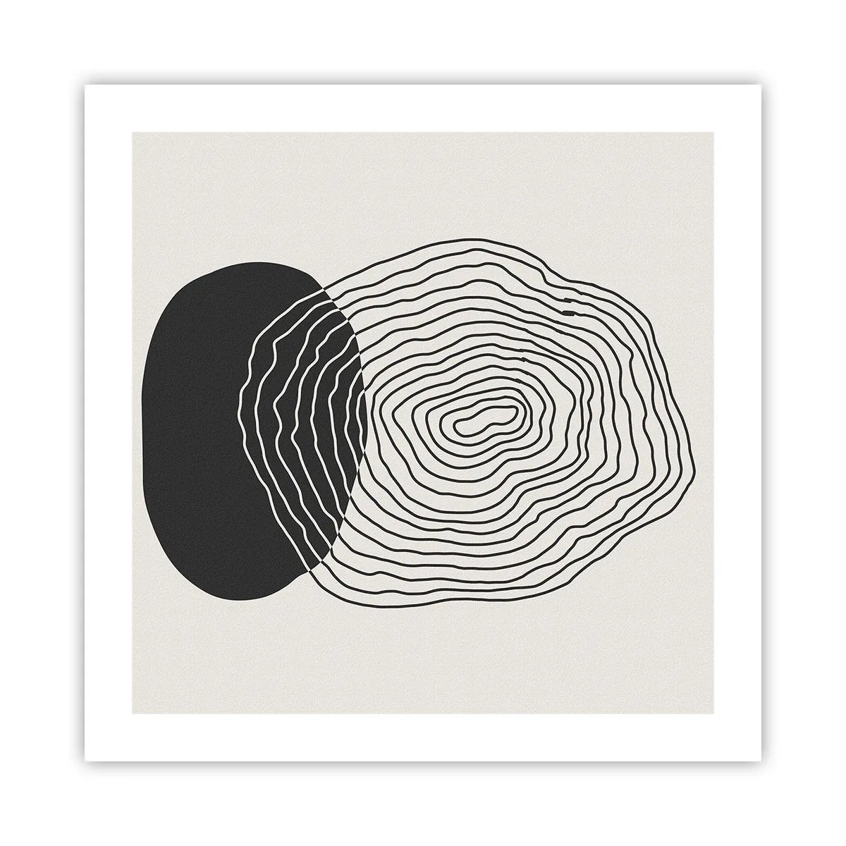 Plakat - Trwanie i drganie - 50x50 cm