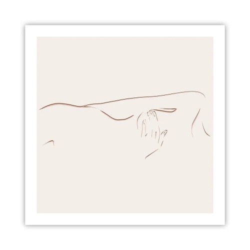 Plakat - Kształt pragnienia - 60x60 cm