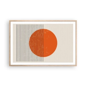 Plakat w ramie jasny dąb - Zawsze słońce - 91x61 cm