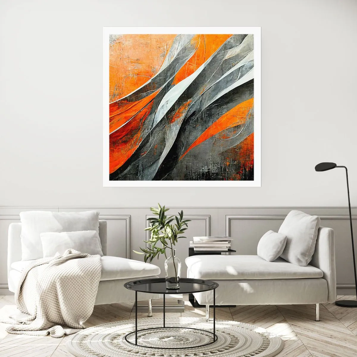 Plakat - Żar i chłód - 60x60 cm