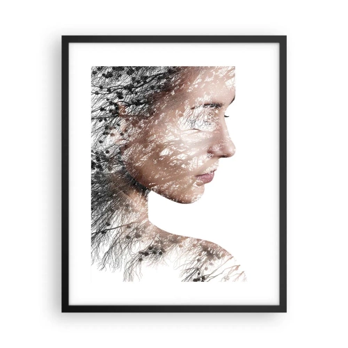 Plakat w czarnej ramie - Duch lasu - 40x50 cm